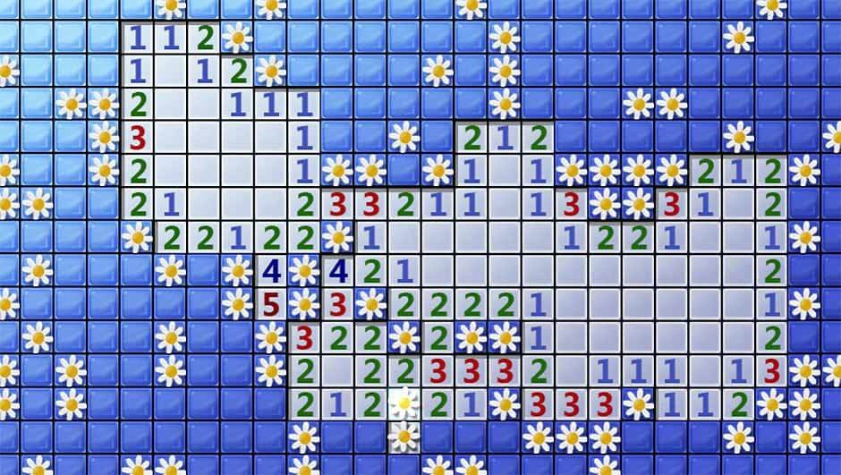 Minesweeper Flower Garden mode in Windows Vista